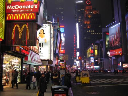 BROADWAY AT NIGHT