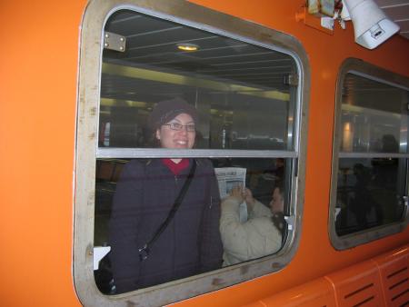 INSIDE THE FERRY