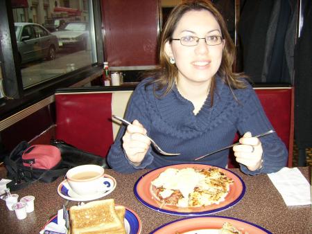 BIG BREAKFAST AT THE DINER!