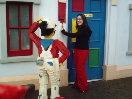 ME PAINTING THE WALL!