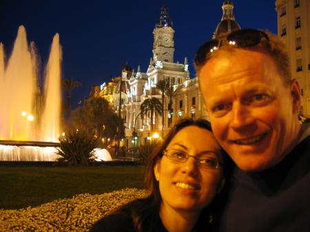 US AT THE AJUNTAMENTO