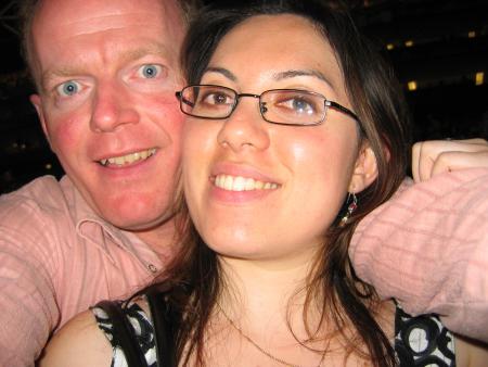 HAPPY AT THE KEANE CONCERT