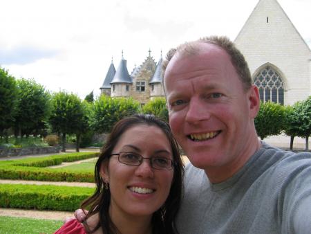 US AT THE CHATEAU D'ANGERS