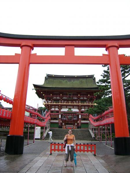 ME IN FRONT OF THE TORI