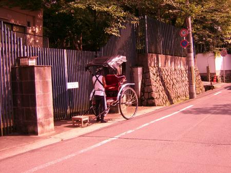 A RICKSHAW AT NANZENJI