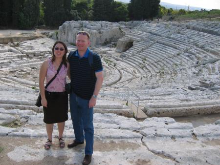 US AT THE TEATRO GRECO