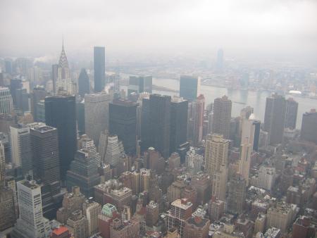 VIEW FROM THE EMPIRE STATE BUILDING